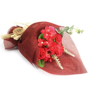 Standing Soap Flower Bouquet – Red | www.artisan-gifts.co.uk 1