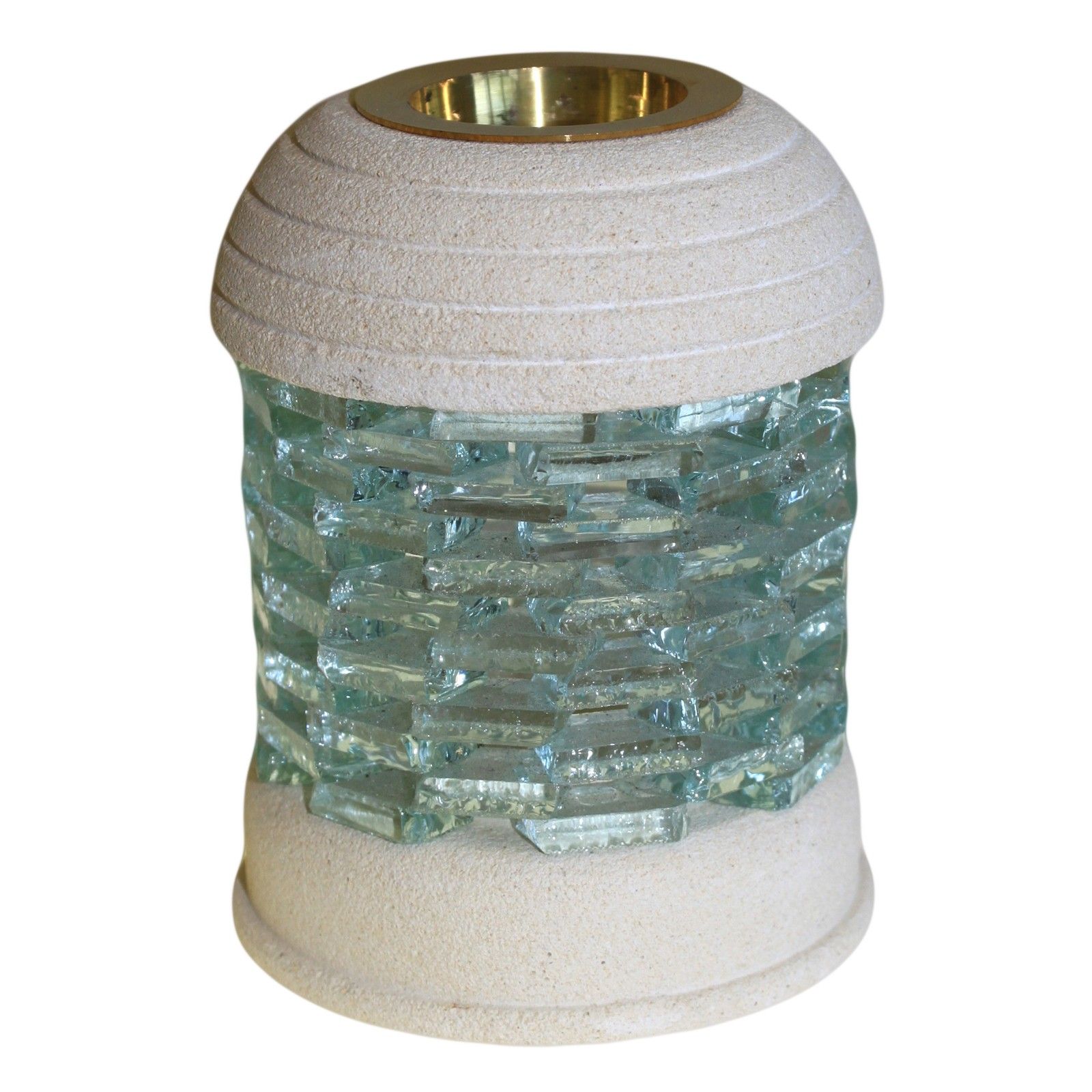 Stone Oil Burner – Round Glass Brick | www.artisan-gifts.co.uk 2 Stone Oil Burner – Round Glass Brick | www.artisan-gifts.co.uk