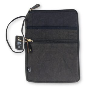 Stonewash Tablet Pouch – Charcoal | www.artisan-gifts.co.uk 1