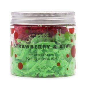 Strawberry & Kiwi Whipped Soap 120g | www.artisan-gifts.co.uk 1
