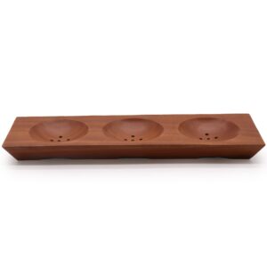 Three Bay Mahogany Soap Dish | www.artisan-gifts.co.uk 1