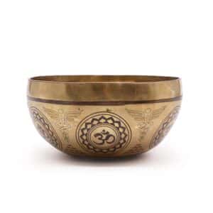 Tibetan Healing Engraved Bowl – 16cm – 7 Chakra | www.artisan-gifts.co.uk 1