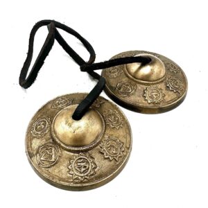 Tibetan Tingsha – Seven Charkra – approx 7cm | www.artisan-gifts.co.uk 1
