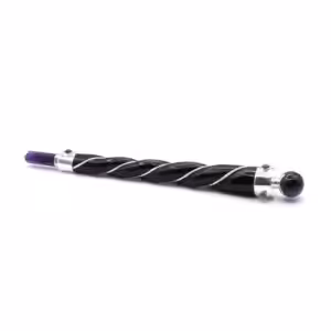Twisted Healing Wand – Silver Amethyst Sphere | www.artisan-gifts.co.uk 1