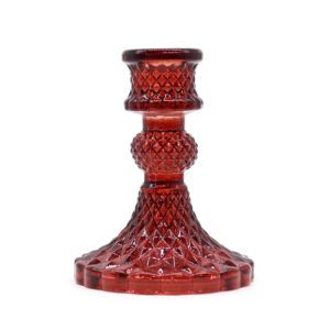 Vintage Dinner Candle Holder – Vampire Red | www.artisan-gifts.co.uk 1