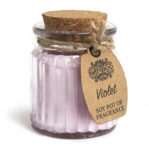 Violet Soy Pot of Fragrance Candles | www.artisan-gifts.co.uk 1