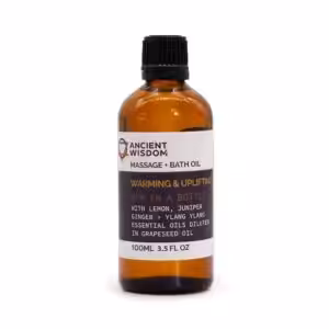 Warm & Uplifting Massage Oil – 100ml | www.artisan-gifts.co.uk 1