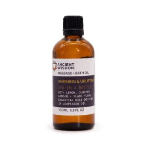 Warm & Uplifting Massage Oil – 100ml | www.artisan-gifts.co.uk 1