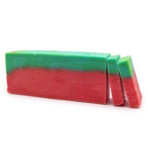 Watermelon – Olive Oil Soap Loaf | www.artisan-gifts.co.uk 1