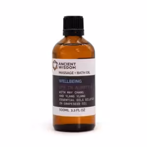 Wellbeing Massage Oil – 100ml | www.artisan-gifts.co.uk 1