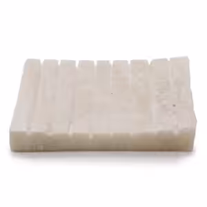 White Onxy Ridged Soap Dish | www.artisan-gifts.co.uk 1