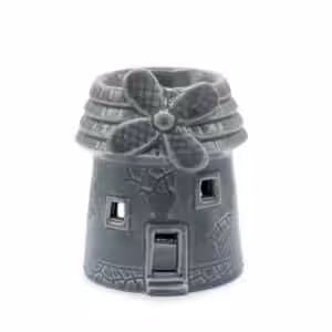 Windmill Oil Burner – Grey | www.artisan-gifts.co.uk 1