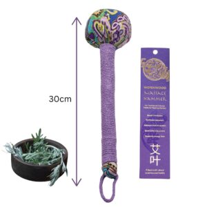 Wormwood Massage Hammer – Lavender | www.artisan-gifts.co.uk 1