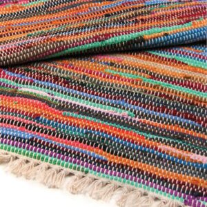155 x 90cm Luxury Rag Rug – Natural | www.artisan-gifts.co.uk 1