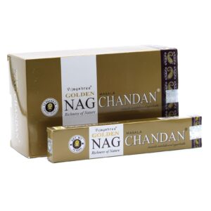15g Golden Nag – Chandan Incense | www.artisan-gifts.co.uk 1