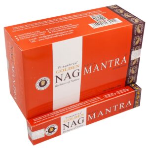 15g Golden Nag – Mantra Incense | www.artisan-gifts.co.uk 1