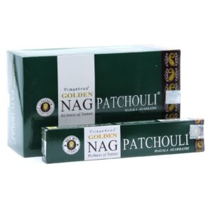 15g Golden Nag – Patchouli Incense | www.artisan-gifts.co.uk 1