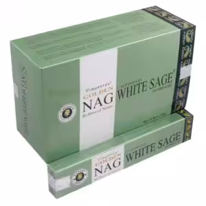15g Golden Nag – White Sage Incense | www.artisan-gifts.co.uk 1