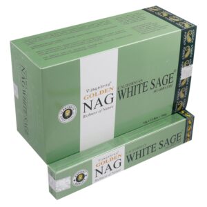 15g Golden Nag – White Sage Incense | www.artisan-gifts.co.uk 1