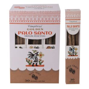 30g Golden Palo Santo Smudging Resin Sticks | www.artisan-gifts.co.uk 1