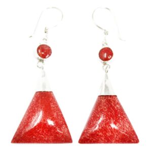 925 Silver Earrings – Triangle Double Drop | www.artisan-gifts.co.uk 1