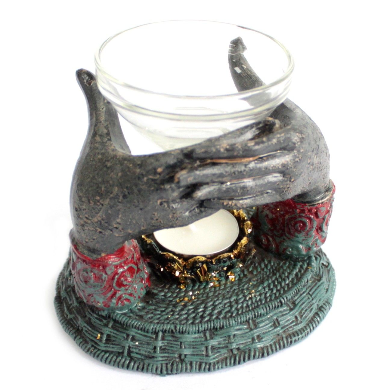 Antique Buddha – Offering Hands Oil Burner | www.artisan-gifts.co.uk 2 Antique Buddha – Offering Hands Oil Burner | www.artisan-gifts.co.uk 1