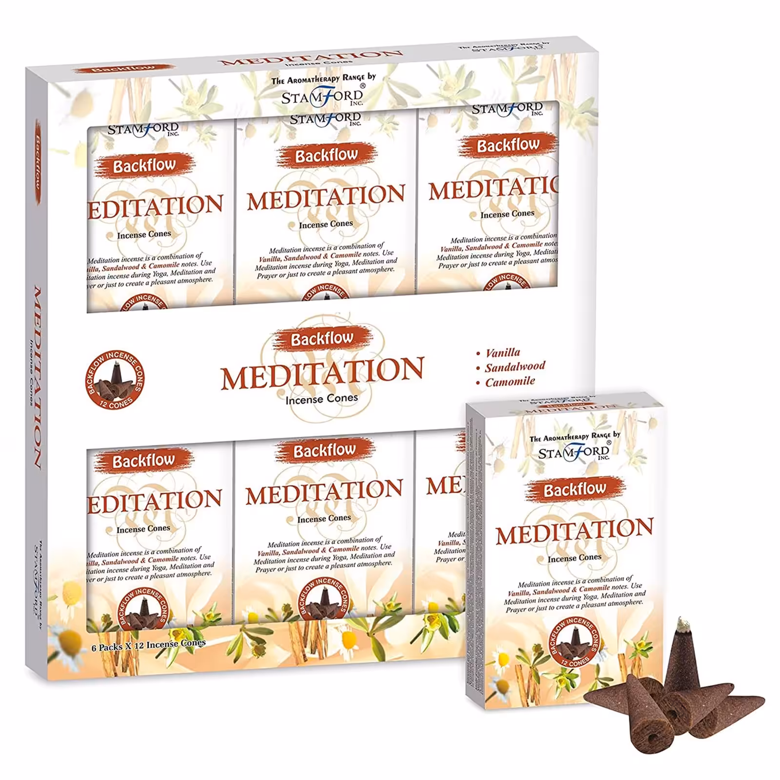 Aromatherapy Backflow Cones – Meditation | www.artisan-gifts.co.uk 3 Aromatherapy Backflow Cones – Meditation | www.artisan-gifts.co.uk 2