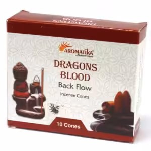 Aromatica Backflow Incense Cones – Dragons Blood | www.artisan-gifts.co.uk 1