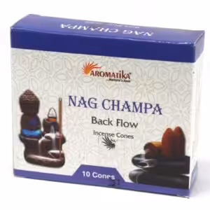 Aromatica Backflow Incense Cones – Nag Champa | www.artisan-gifts.co.uk 1