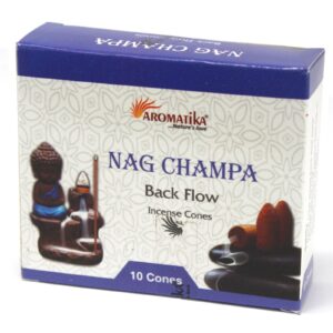 Aromatica Backflow Incense Cones – Nag Champa | www.artisan-gifts.co.uk 1