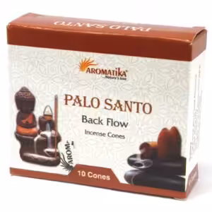 Aromatica Backflow Incense Cones – Palo Santo | www.artisan-gifts.co.uk 1
