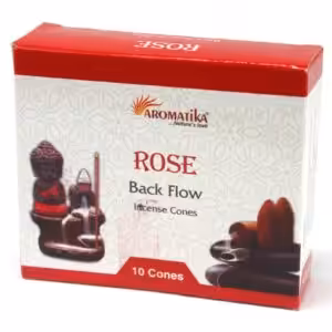 Aromatica Backflow Incense Cones – Rose | www.artisan-gifts.co.uk 1