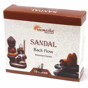 Aromatica Backflow Incense Cones – Sandalwood | www.artisan-gifts.co.uk 1