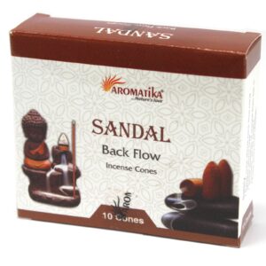 Aromatica Backflow Incense Cones – Sandalwood | www.artisan-gifts.co.uk 1