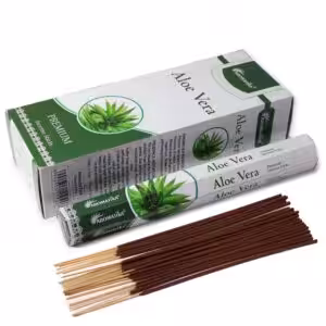 Aromatika Charcoal Free Hex Incense – Aloe Vera | www.artisan-gifts.co.uk 1