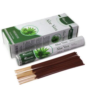 Aromatika Charcoal Free Hex Incense – Aloe Vera | www.artisan-gifts.co.uk 1