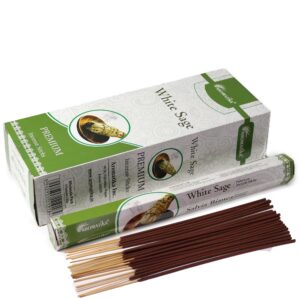 Aromatika Charcoal Free Hex Incense – White Sage | www.artisan-gifts.co.uk 1