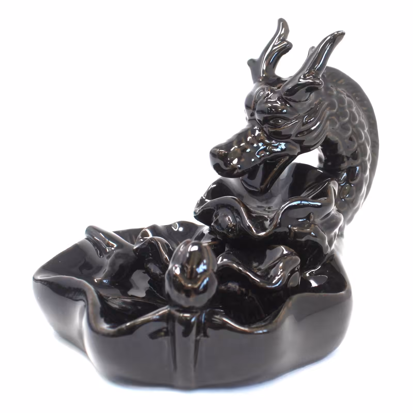 Backflow Incense Burner – Large Dragon Pool | www.artisan-gifts.co.uk 2 Backflow Incense Burner – Large Dragon Pool | www.artisan-gifts.co.uk 1