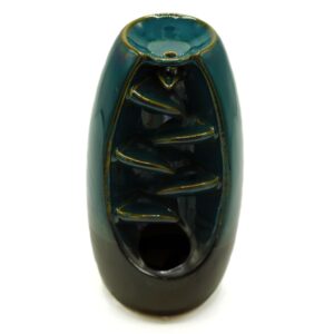 Backflow Incense Burner – Serine Oval Cascade | www.artisan-gifts.co.uk 1
