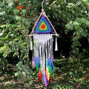 Bali Dream Catchers – Med Multi Pyramid | www.artisan-gifts.co.uk 1