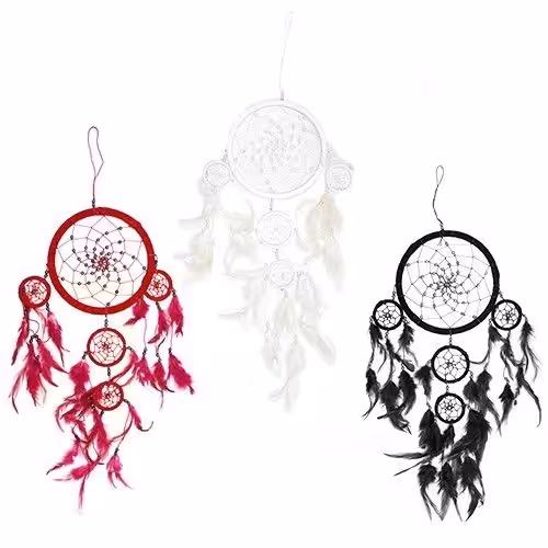 Bali Dreamcatchers – Large Round – Black/White/Red | www.artisan-gifts.co.uk 2 Bali Dreamcatchers – Large Round – Black/White/Red | www.artisan-gifts.co.uk 1