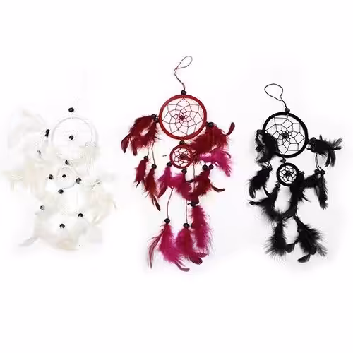 Bali Dreamcatchers – Medium Round – Black/White/Red | www.artisan-gifts.co.uk 3 Bali Dreamcatchers – Medium Round – Black/White/Red | www.artisan-gifts.co.uk 2