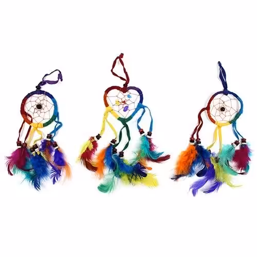 Bali Dreamcatchers – Small Heart – Rainbow | www.artisan-gifts.co.uk 4 Bali Dreamcatchers – Small Heart – Rainbow | www.artisan-gifts.co.uk 3