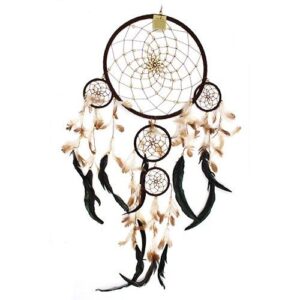 Bali Dreamcatchers – XLarge Round – Cream/Coffee/Choc | www.artisan-gifts.co.uk 1