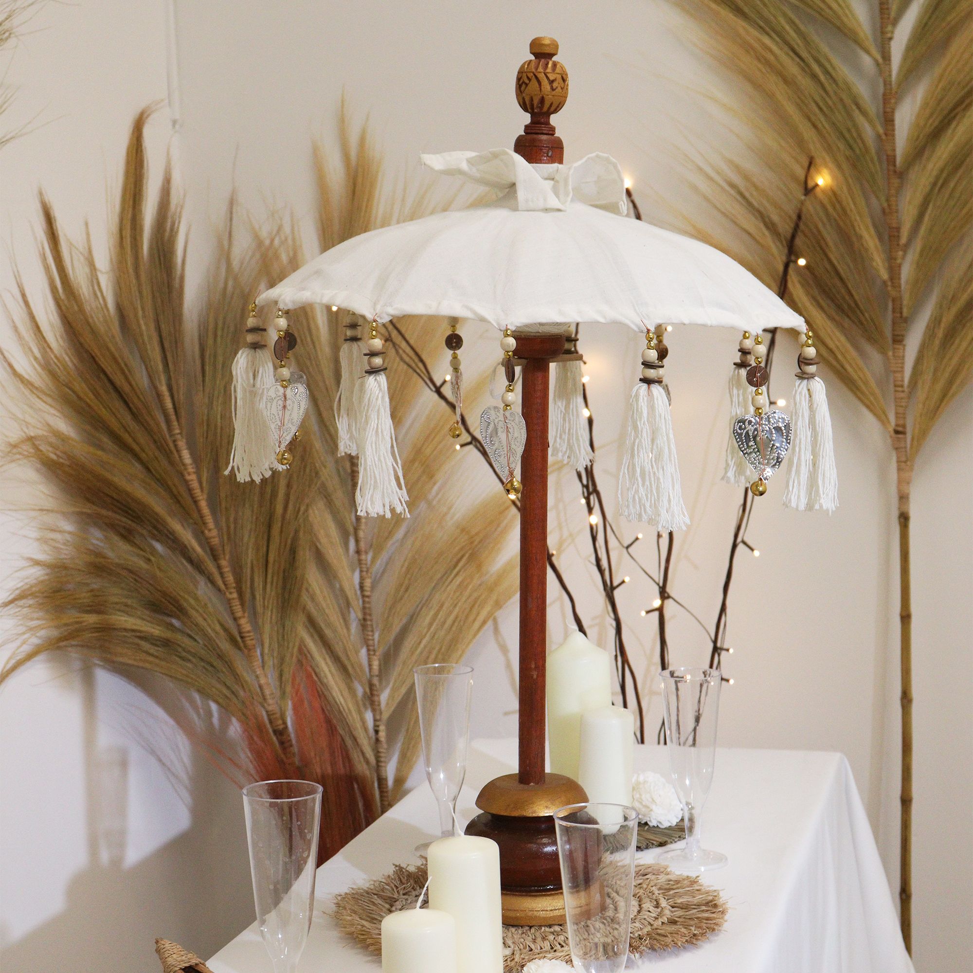 Bali Home Decor Parasol – Canvas – Natural- 40cm | www.artisan-gifts.co.uk 4 Bali Home Decor Parasol – Canvas – Natural- 40cm | www.artisan-gifts.co.uk 3