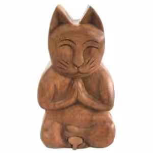 Bali Magic Box – Yoga Cat | www.artisan-gifts.co.uk 1