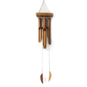 Bamboo Windchime – Natural finish – 6 Large Tubes | www.artisan-gifts.co.uk