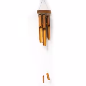 Bamboo Windchime – Natural finish – 6 Medium Tubes | www.artisan-gifts.co.uk 1