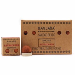 Banjara Smudge Beads – Sandalwood | www.artisan-gifts.co.uk 1