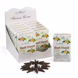 Basil & Neroli Incense Cones | www.artisan-gifts.co.uk